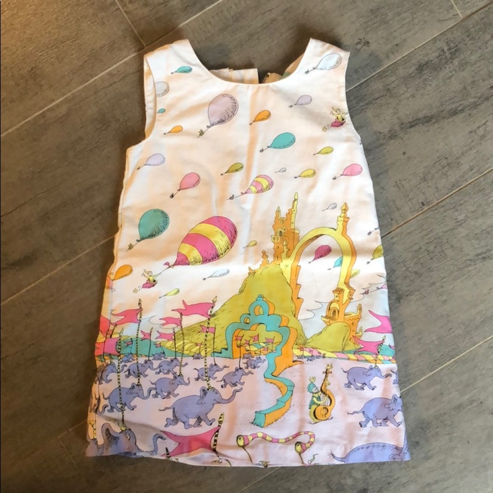 Baby girl/toddler dr. Seuss dress